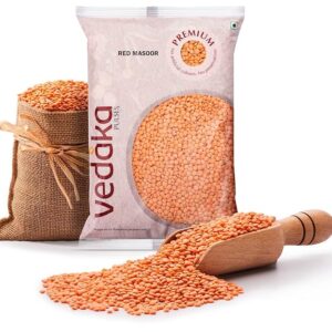 Vedaka Premium Unpolished Red Masoor Whole